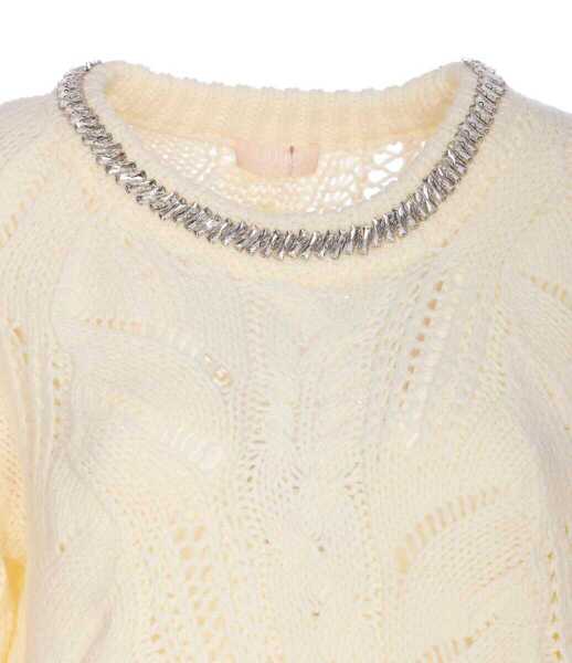 Pulovere Liu Jo Liu Jo Sweaters WHITE Femei (BM 19244598) 4