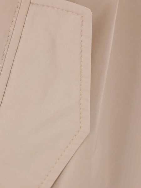 Geci Brunello Cucinelli Brunello Cucinelli Double-Breasted Trench In Beige Beige Femei (BM 19244634) 4