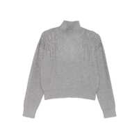Pulovere Seventy Roll-Neck Sweater With Sparkling Rhinestone Details Femei