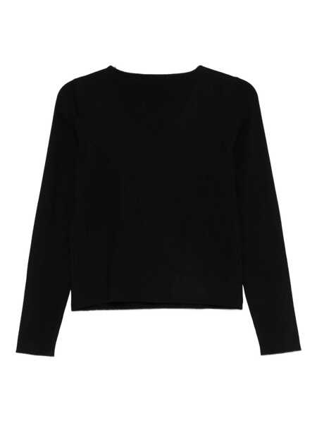 Pulovere SEVENTY Seventy V Necklong Sleeves Sweater Black Femei (BM 19244709) 2