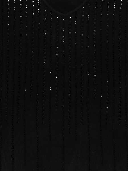 Pulovere SEVENTY Seventy V Necklong Sleeves Sweater Black Femei (BM 19244709) 3