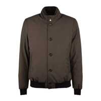 Bomber jacket Moorer Moorer Janos-Pum Brown Bomber Jacket