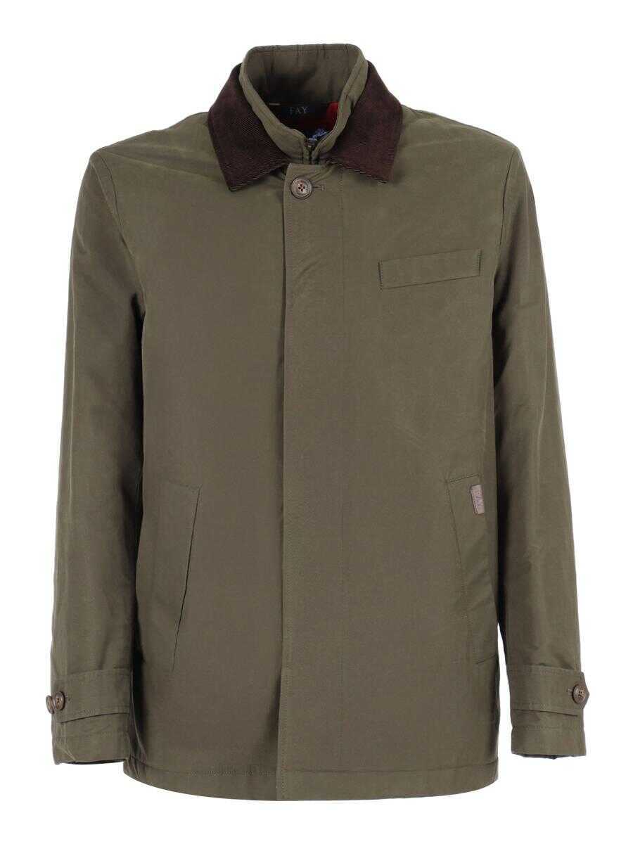 Paltoane Fay Fay Coat GREEN Barbati (BM 19244784) 1