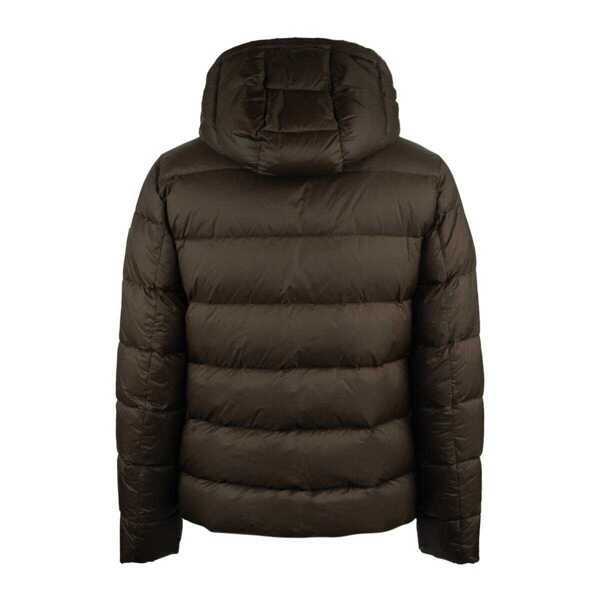 Geci de iarna Fay Fay Calandered Poplin Double Front Down Jacket BROWN Barbati (BM 19244790) 2