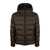 Fay Fay Calandered Poplin Double Front Down Jacket BROWN