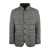 Fay Fay Double Front Short Down Jacket In Wool GRAY