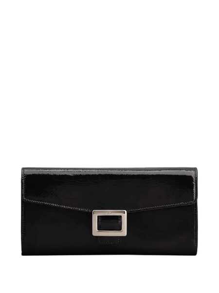 Portofele Roger Vivier Roger Vivier Wallets Black Femei (BM 19245327) 1