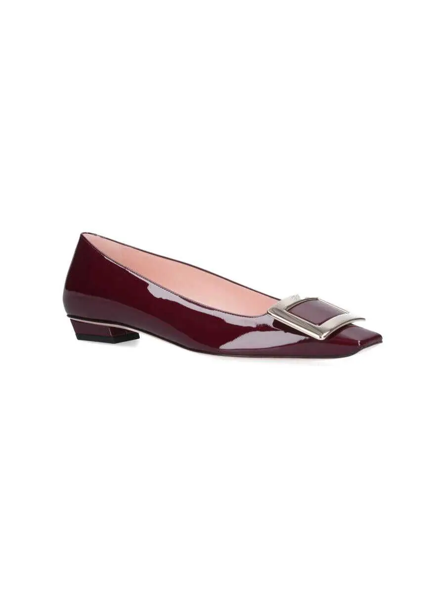 Balerini Roger Vivier Roger Vivier Flat Shoes RED Femei (BM 19245423) 2