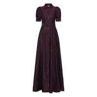 Rochii Rebecca Vallance Rebecca Vallance Purple Long Dress 'Afina' With Belt