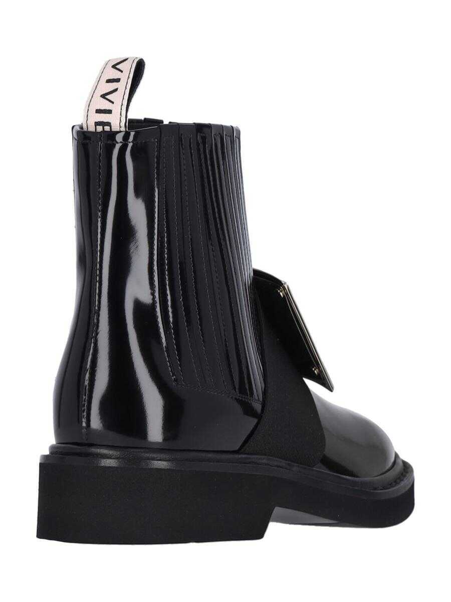 Bocanci Roger Vivier Roger Vivier Boots Black Femei (BM 19245513) 4