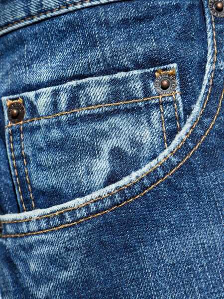 Blugi DSQUARED2 642 Blue Jeans With Logo Patch On The Rear In Denim Man BLUE Barbati (BM 19245669) 5