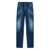 DSQUARED2 '642' Blue Jeans With Logo Patch On The Rear In Denim Man BLUE