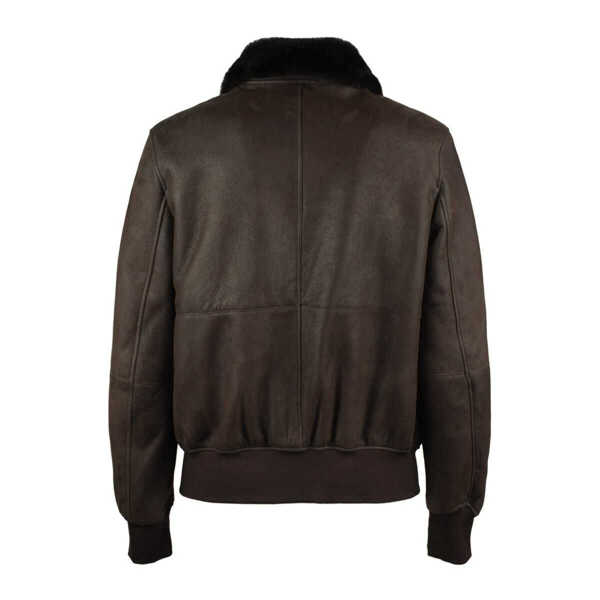 Bomber jacket S.W.O.R.D 6.6.44 S.W.O.R.D 6.6.44 Brown Shearling Bomber Jacket BROWN Barbati (BM 19245699) 2