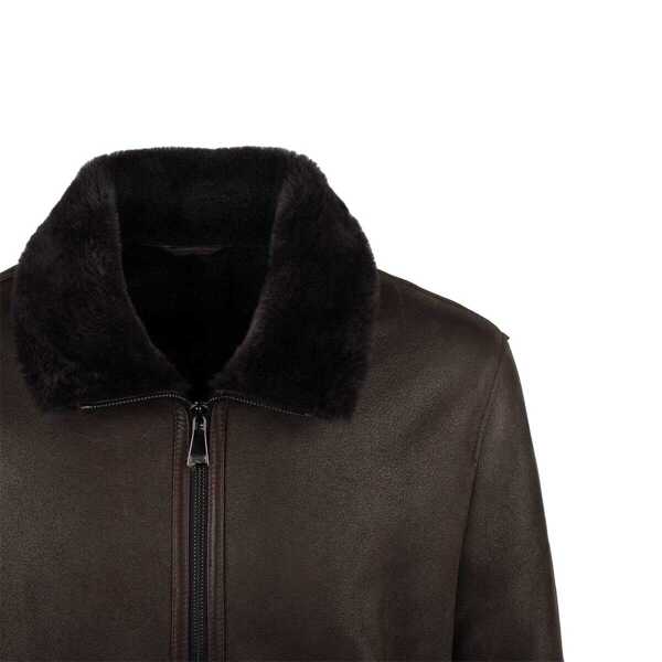 Bomber jacket S.W.O.R.D 6.6.44 S.W.O.R.D 6.6.44 Brown Shearling Bomber Jacket BROWN Barbati (BM 19245699) 3