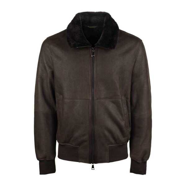 Bomber jacket S.W.O.R.D 6.6.44 S.W.O.R.D 6.6.44 Brown Shearling Bomber Jacket BROWN Barbati (BM 19245699) 1