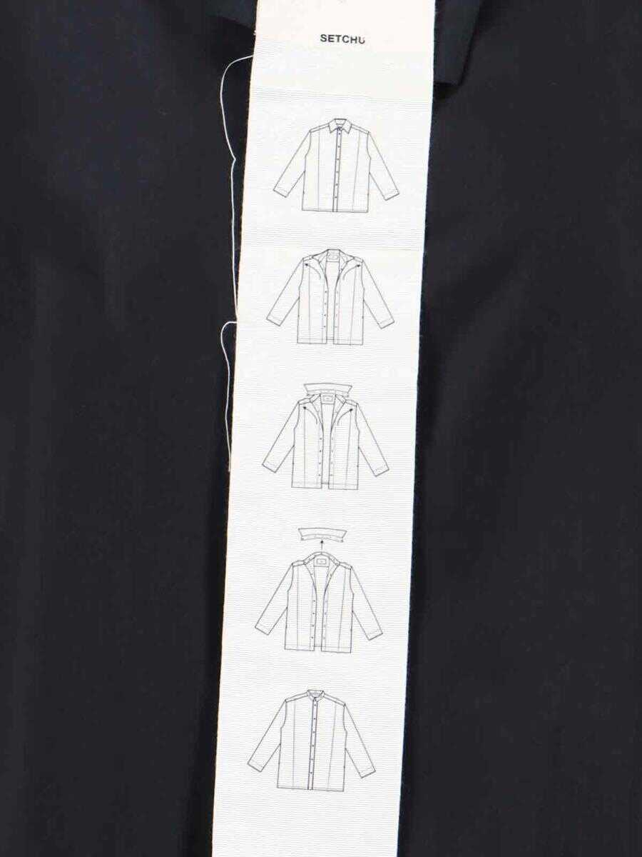 Camasi SETCHU Setchu Shirts Black Femei (BM 19245912) 4