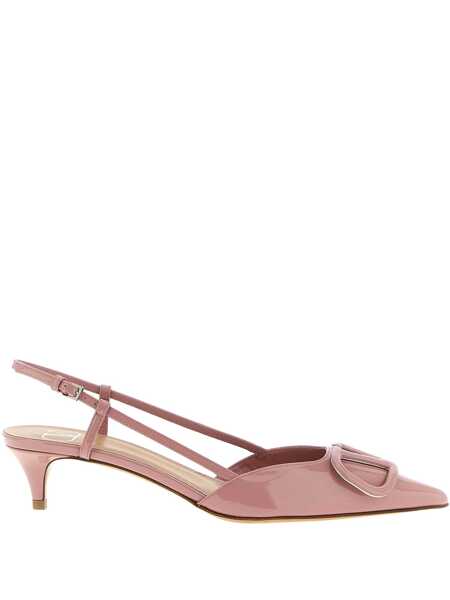 Pantofi cu toc Valentino Garavani Valentino Garavani Slingback Valentino Garavani Vlogo Signature PINK Femei (BM 19246086) 1