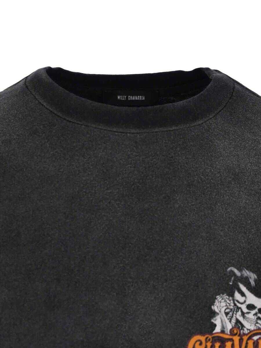 Topuri Willy Chavarria Willy Chavarria T-Shirts And Polos Black Barbati (BM 19246164) 3