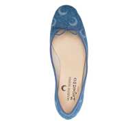 Pantofi cu toc MARINE SERRE Dama - Pantofi cu toc MARINE SERRE Ballerina Camille Marine Serre X Repetto BLUE Femei (BM 19246209) - B-mall.ro