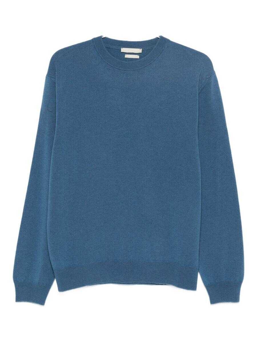 Pulovere Daniele Fiesoli Daniele Fiesoli Blue Cashmere Crew Neck Sweater BLUE Barbati (BM 19246242) 1