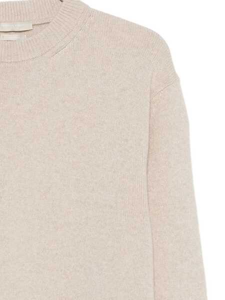 Pulovere Daniele Fiesoli Daniele Fiesoli Beige Cashmere Crew Neck Sweater BROWN Barbati (BM 19246245) 3