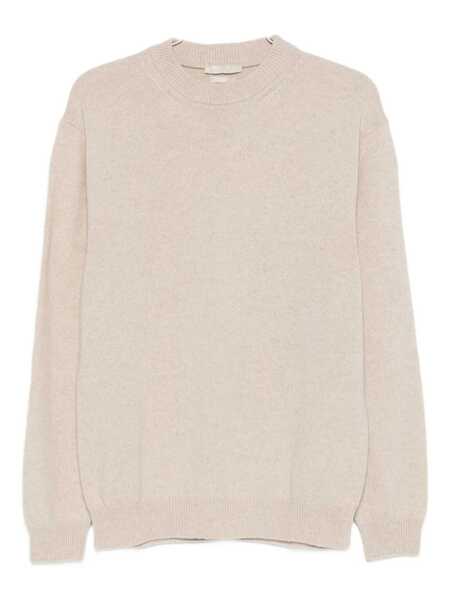 Pulovere Daniele Fiesoli Daniele Fiesoli Beige Cashmere Crew Neck Sweater BROWN Barbati (BM 19246245) 1