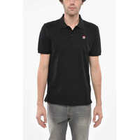 Tricouri Polo Hopsack Cotton Blend Smith Polo With Logo Patch Barbati