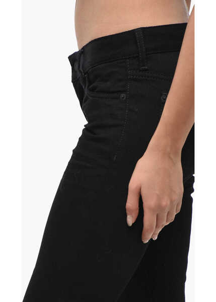 Blugi skinny DSQUARED2 Black Bull Stretch Cotton Jennifer Fit Denims 13Cm Black Femei (BM 19246343) 2