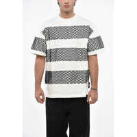 Tricouri Crew-Neck Cotton Jersey T-Shirt With Mesh Details Barbati