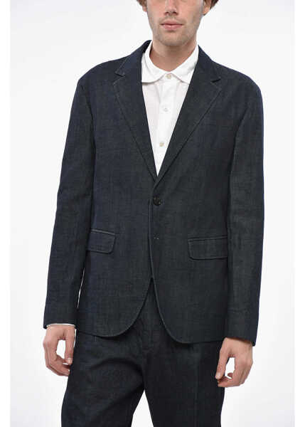 Costume DSQUARED2 Denim New York Side Vents 2-Button Suit Blue Barbati (BM 19246382) 2