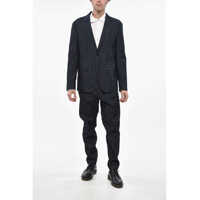 Costume Denim New York Side Vents 2-Button Suit Barbati