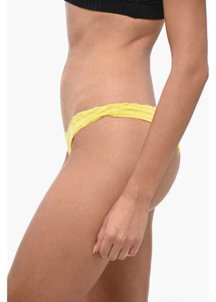 Bikini DSQUARED2 Velvet Logo Bikini Bottom Yellow Femei (BM 19246388) 2