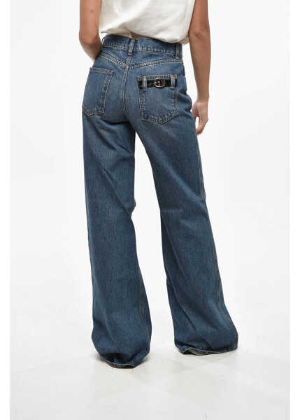 Blugi drepti COPERNI Wide Leg Jeans With Visible Stitching 30Cm Blue Femei (BM 19246400) 3