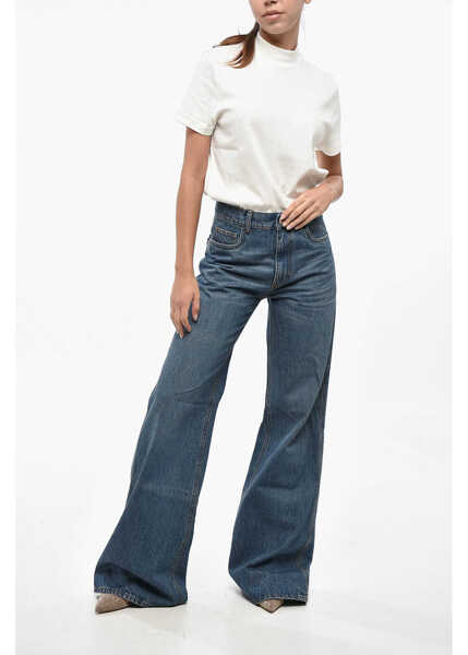 Blugi drepti COPERNI Wide Leg Jeans With Visible Stitching 30Cm Blue Femei (BM 19246400) 4