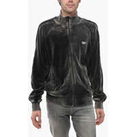 Bluze de trening Red Tag Mock Neck Chenille Sweatshirt With Full Zip Barbati