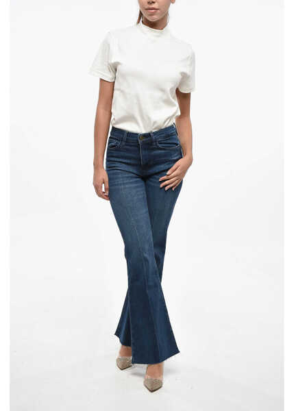 Blugi drepti FRAME Frayed Hem Boot Cut Le Easy Jeans 27Cm Blue Femei (BM 19246427) 4