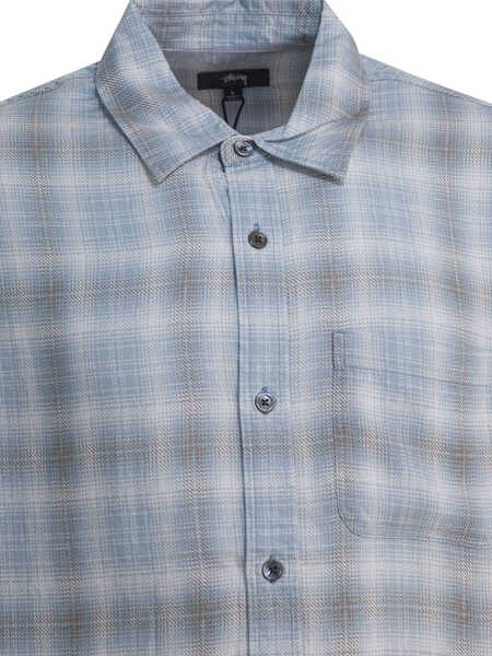 Camasi casual STSSY Shirts Light blue Barbati (BM 19246428) 3