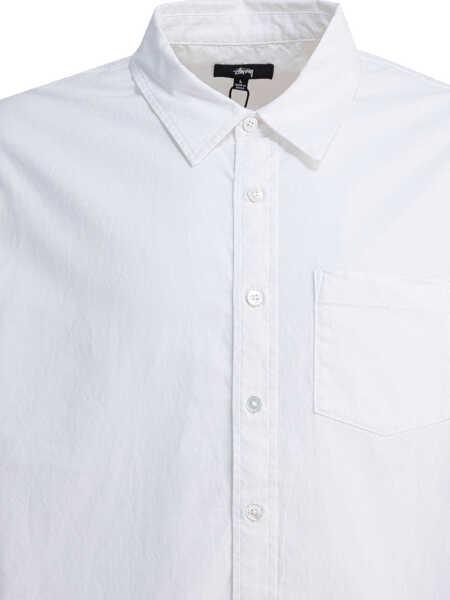 Camasi casual STSSY Shirts White Barbati (BM 19246452) 3