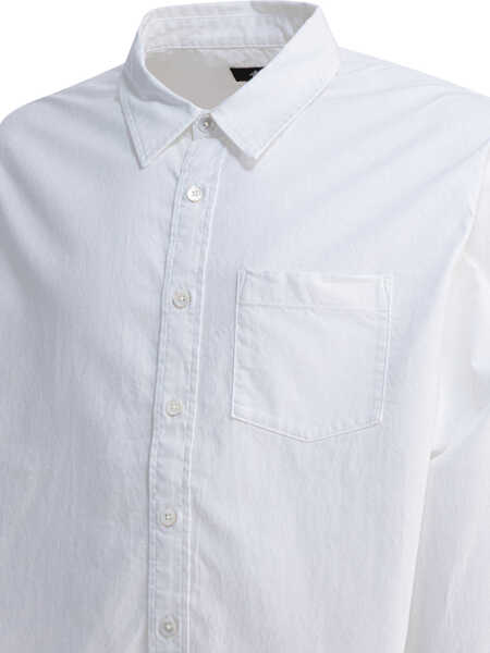 Camasi casual STSSY Shirts White Barbati (BM 19246452) 4