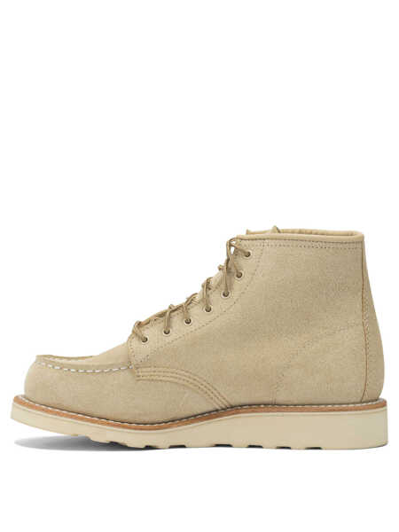 Botine RED WING SHOES 6 Moc Toe 3328 Cream Abilen Lace-up ankle boots Beige Femei (BM 19246473) 3