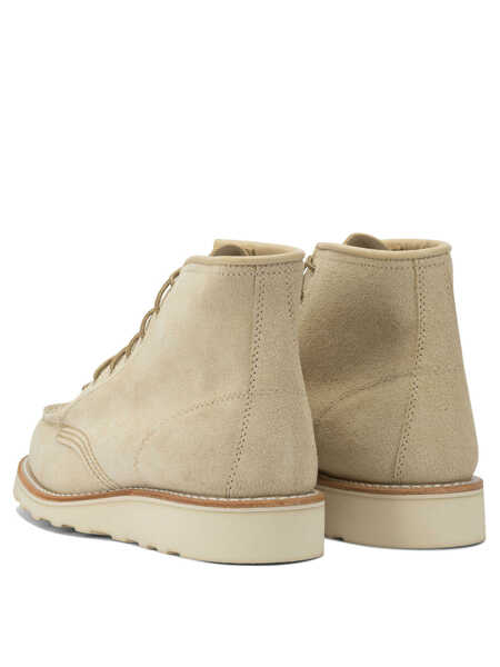 Botine RED WING SHOES 6 Moc Toe 3328 Cream Abilen Lace-up ankle boots Beige Femei (BM 19246473) 4
