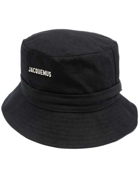Sepci JACQUEMUS Gadjo bucket hat Black Barbati (BM 19246533) 1