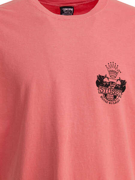 Tricouri STSSY T-shirts Pink Barbati (BM 19246587) 3