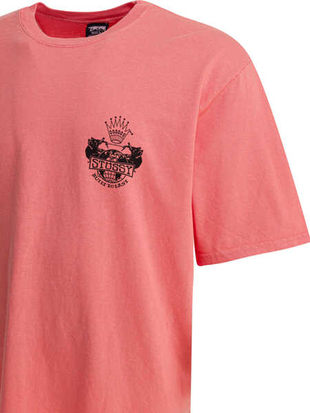 Tricouri STSSY T-shirts Pink Barbati (BM 19246587) 4
