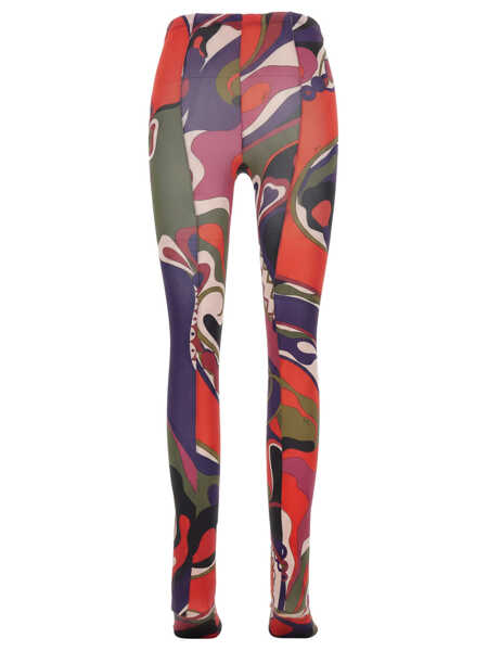 Sosete PUCCI Printed jersey tights Purple Femei (BM 19246650) 2