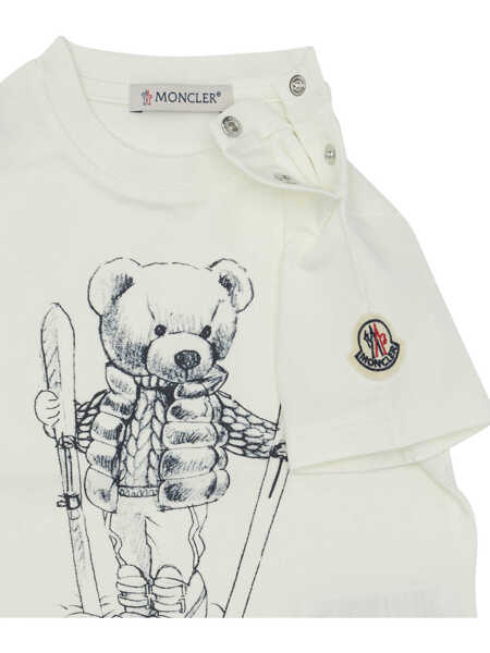 Tricouri Moncler T-shirts White Baieti (BM 19246668) 4