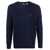 Ralph Lauren Wool and cashmere crewneck sweater with logo Blue