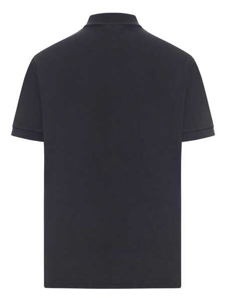 Tricouri Polo Balenciaga Short-sleeved polo shirt Black Barbati (BM 19246689) 2