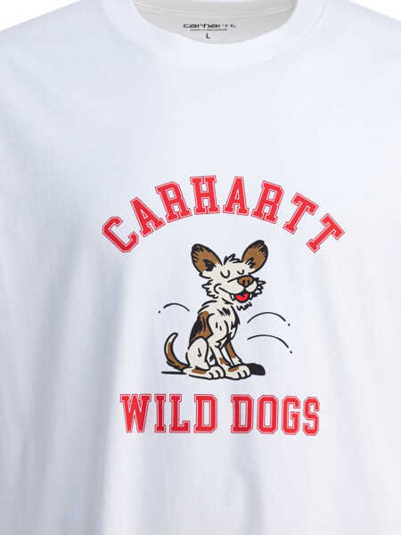 Tricouri Carhartt S/S Wild Dog T-shirt White Barbati (BM 19246812) 3