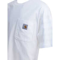 Tricouri Carhartt pentru Barbati - Tricouri Carhartt S/S Work Pocket T-shirt White Barbati (BM 19246818) - B-mall.ro